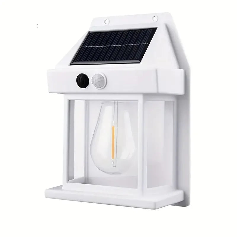 "Cottage-Style Solar Wall Lamp – IP65 Waterproof, Motion Sensor, 3 Modes"